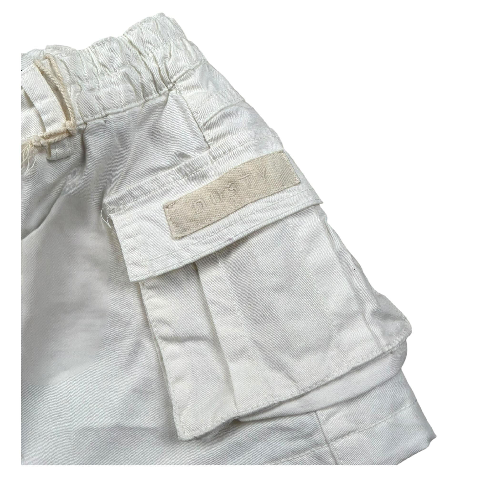 Dusty Color Short Tinta Unita con Elastic In Vita per Bambina DJWS5015SH BIANCO DUSTY COLOR 