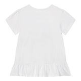 Guess T-Shirt Girocollo Tinta Unita con Logo per Neonata K5GI10K6YW4NX BIANCO GUESS 