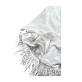 Vicolo Abito Giromanica Tinta Unita con Sottoveste per Bambina 3146V00286 BIANCO VICOLO 