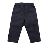 Emporio Armani Solid Color Pants With Elastic Waist Blue For Newborn