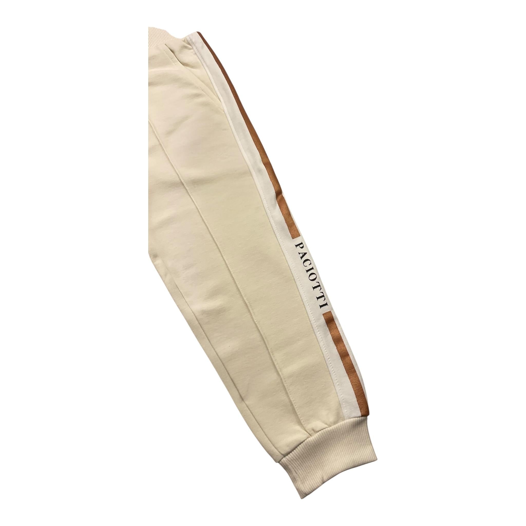 CESARE PACIOTTI completo 2 pezzi felpa-pantalone tinta unita Panna per Bambino COMP5311BX PANNA CESARE PACIOTTI 