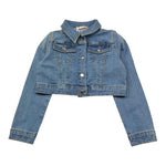 Liu Jo Giubbino In Denim Tinta Unita per Neonata KA5066N BLU LIU JO 