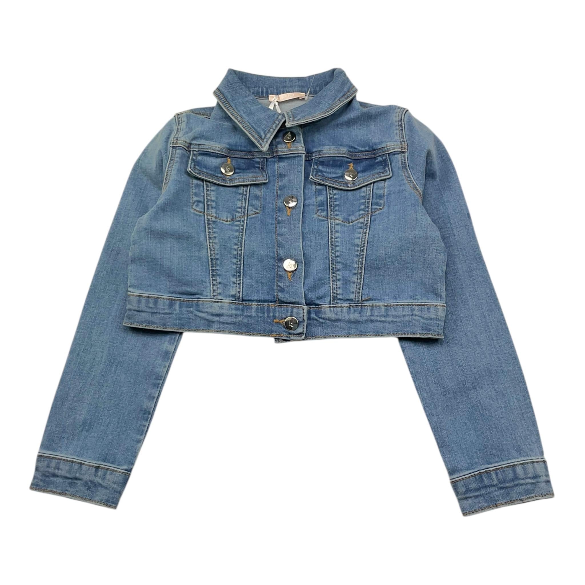 Liu Jo Giubbino In Denim Tinta Unita per Neonata KA5066N BLU LIU JO 