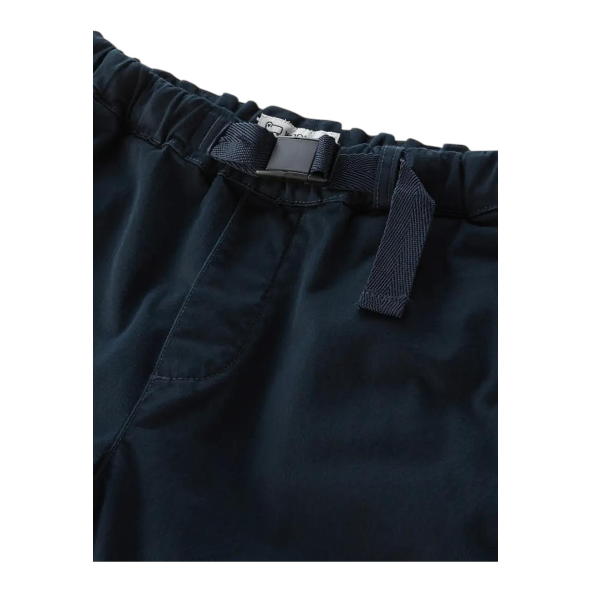 Woolrich Pantalone Tinta Unita con Elastico In Vita per Bambino CFWKTR0105MRUT3343 BLU WOOLRICH 