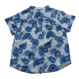Jeckerson Plain Shirt Half Sleeve With Light Blue Print For Baby
