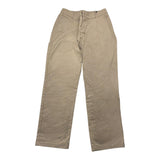 Brian Rush Solid Color Pants With Elastic Waist Mud For Boys