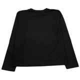 JOHN RICHMOND shirt girocollo tinta unita con stampa brillantinata Nero per Bambina RGA25182TS NERO JOHN RICHMOND 
