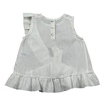 Per Te Top Giromanica Tinta Unita per Neonata 33981N BIANCO PER TE 