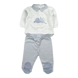 Lalalu' Completo 2 Pezzi Shirt-Ghettina per Neonato CPL3P BIANCO LALALU' 