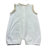 Le Bebe Pagliaccetto Giromanica Tinta Unita per Neonato LBB5283 BIANCO LE BEBE 