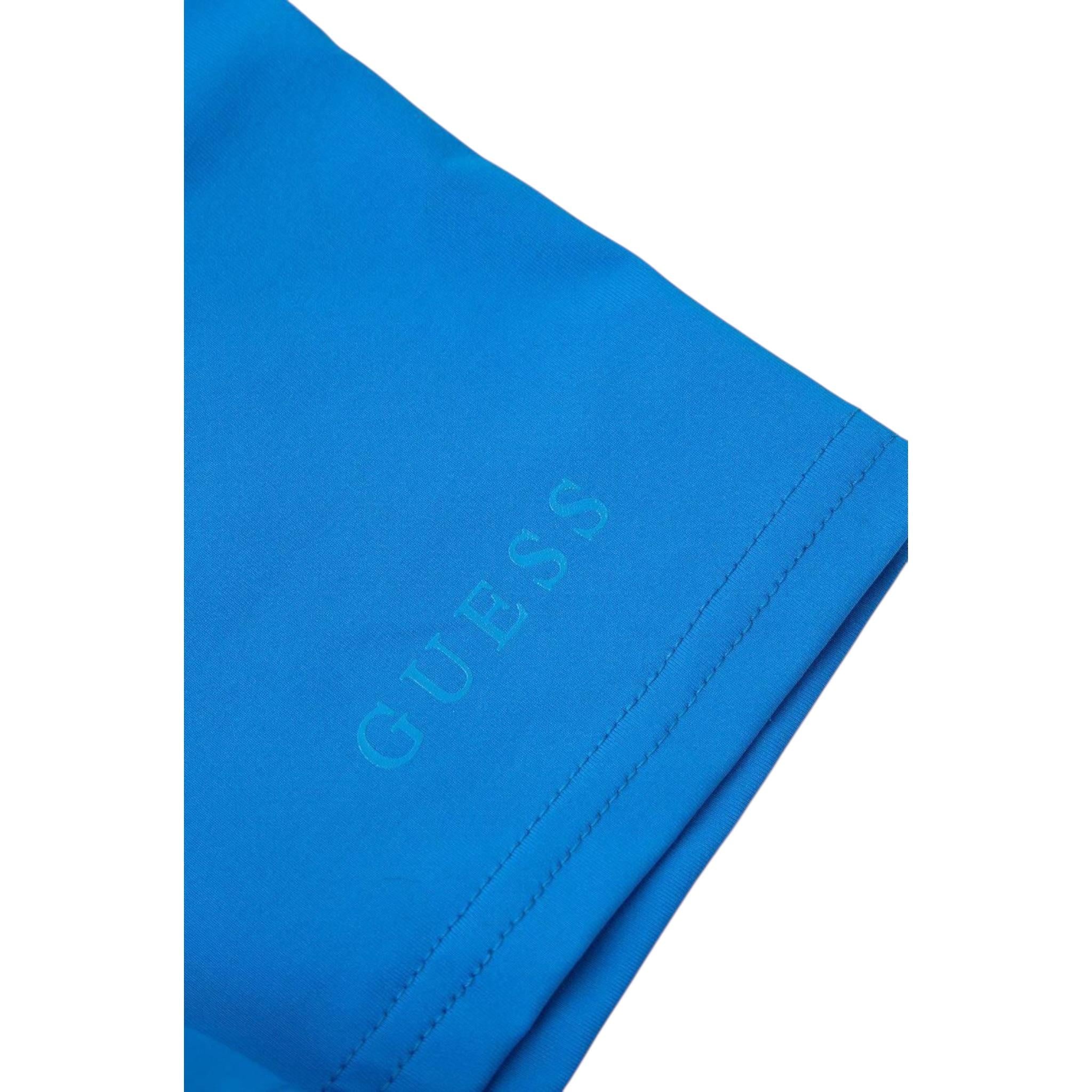 Guess Costume Tinta Unita con Logo per Neonato I2GZ00LY00J COBALTO GUESS 