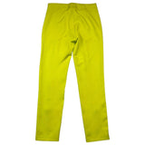 Gaelle Plain Trousers With Adjustable Waist Acid Green For Girls