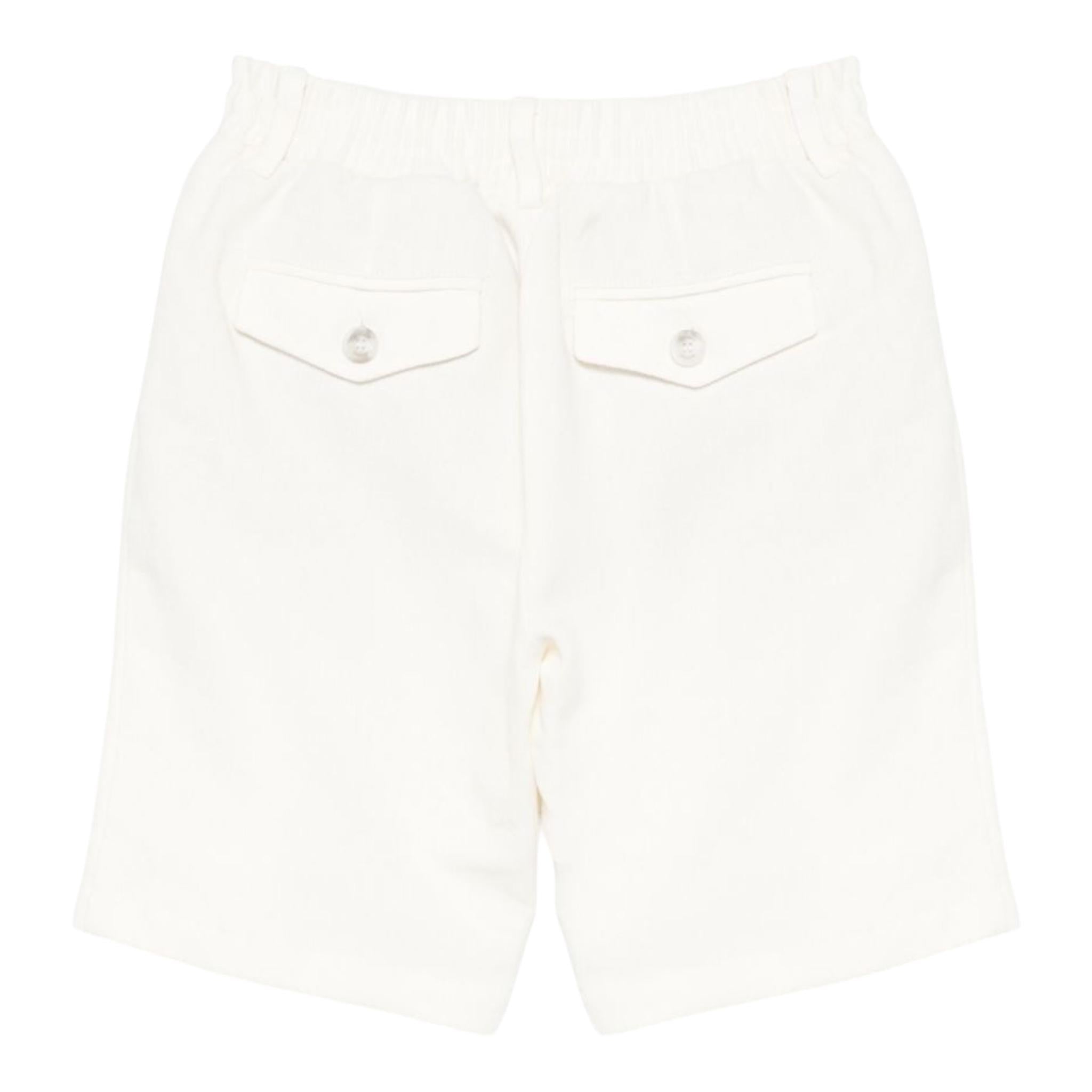 Eleventy Bermuda Tinta Unita con Elastico In Vita per Bambino EW6P59 PANNA ELEVENTY 