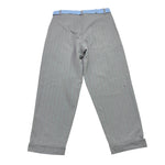 MANILA GRACE pantalone tinta unita con cintura fantasia a righe Grigio per Bambina MFJF24P140X GRIGIO MANILA GRACE 