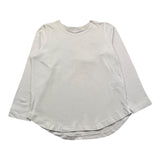 @Madilly Shirt Crew Neck Solid Color White For Boys
