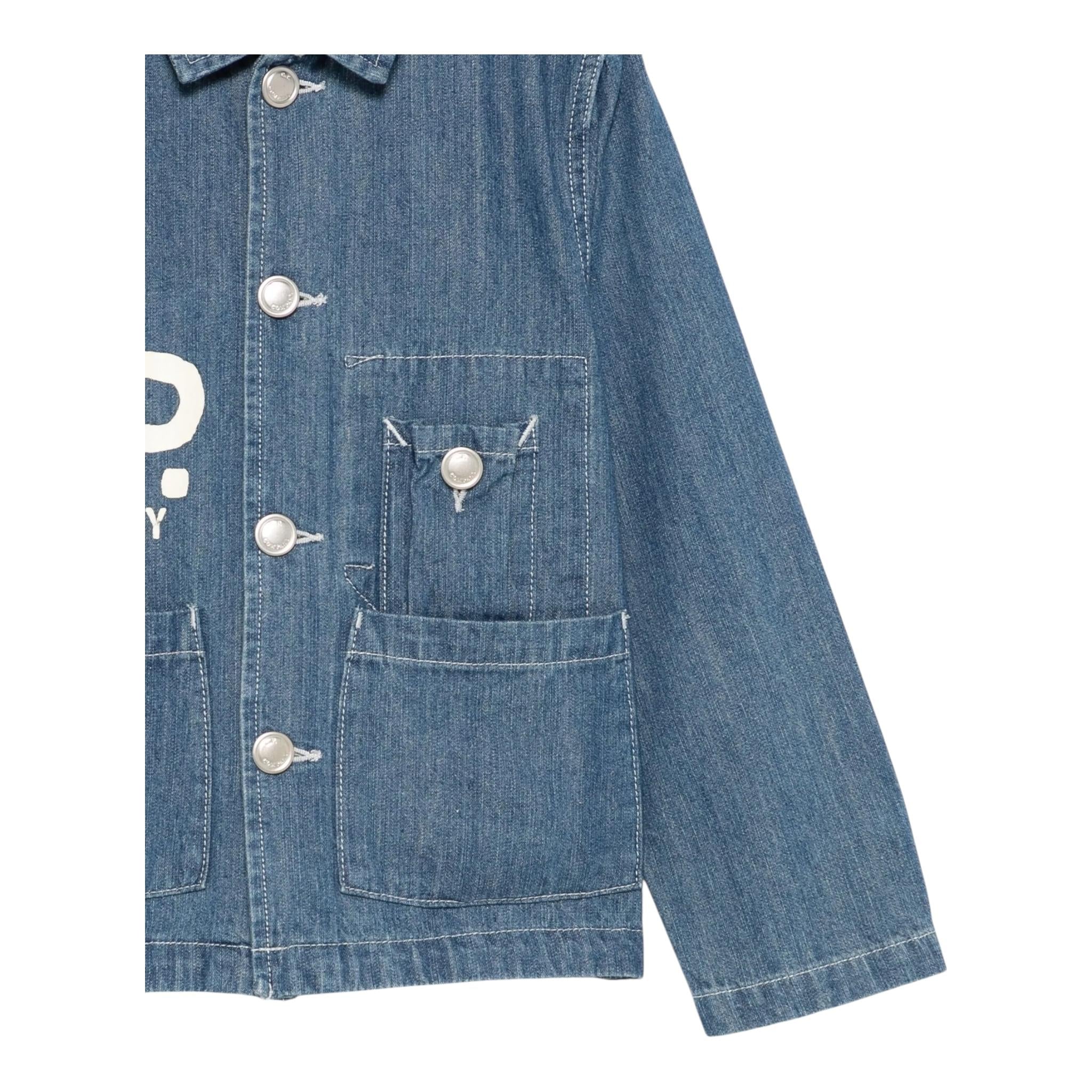 C.P. Company Giubbino inta Unita In Denim  per Bambino CUA003 BLU C.P. COMPANY 
