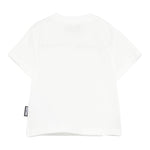 MOSCHINO t-shirt girocollo tinta unita con ricamo orso Bianco per Bambino HTM04K BIANCO MOSCHINO 