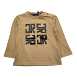 JOHN RICHMOND shirt girocollo tinta unita con stampa in contrasto Beige per Neonato RIA25060TS BEIGE JOHN RICHMOND 