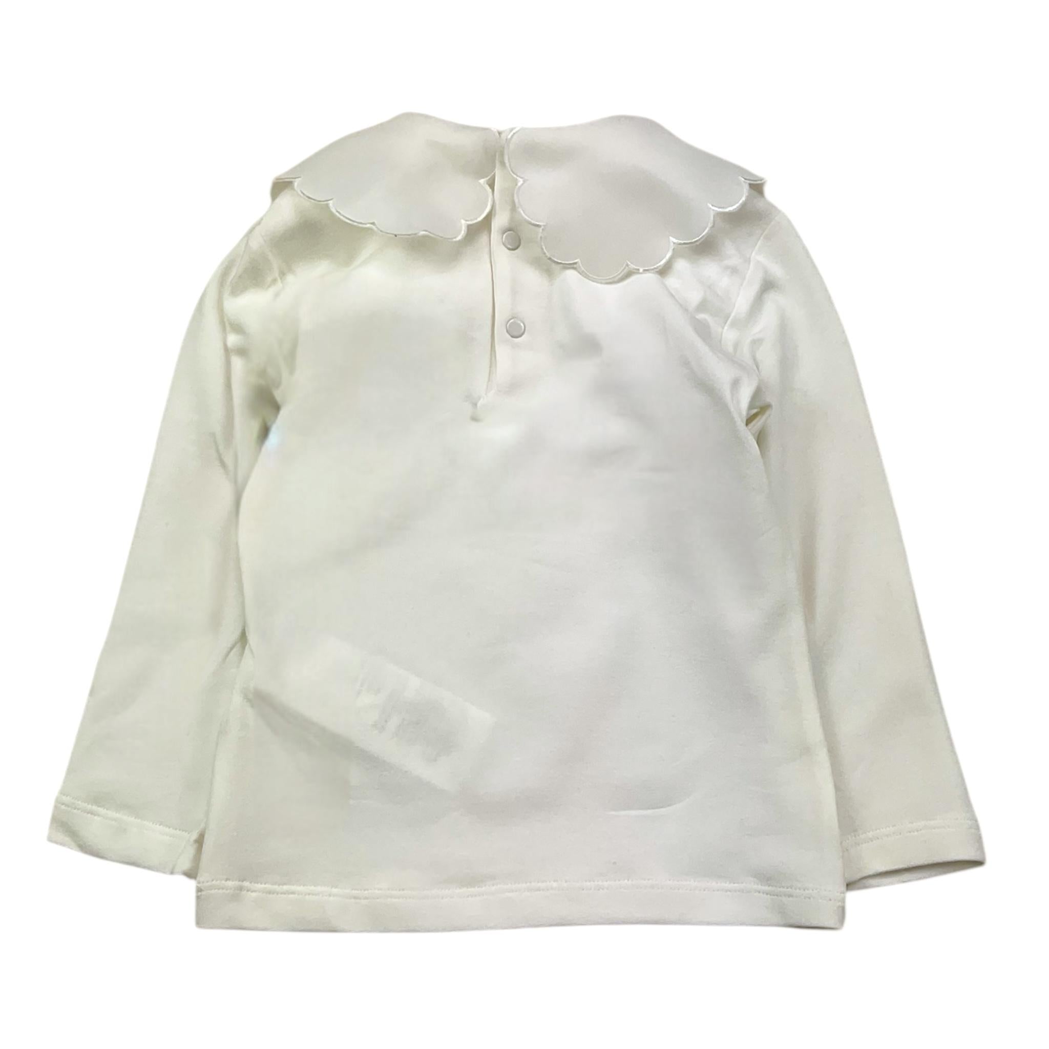 LE BEBE' shirt tinta unita con colletto Bianco per Neonata LBG6012 BIANCO LE BEBE' 