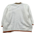 Pure Firenze Cardigan tinta unita con Profili In Contrasto Bianco per Neonato PC01617 BIANCO PURE FIRENZE 
