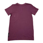 JOHN RICHMOND t-shirt girocollo tinta unita con stampa logo Vinaccio per Bambino RBA25009TS VINACCIO JOHN RICHMOND 