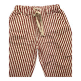 Zhoe &amp; Tobiah Red Striped Solid Color Bermuda Shorts For Boys