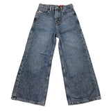 Diesel Jeans Solid Color Palazzo Model Blue For Girls