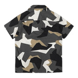 Neil Barrett Green Patterned Solid Color Half Sleeve Shirt For Boys