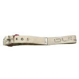 Fornarina Belt Plain Glitter Print White For Girls