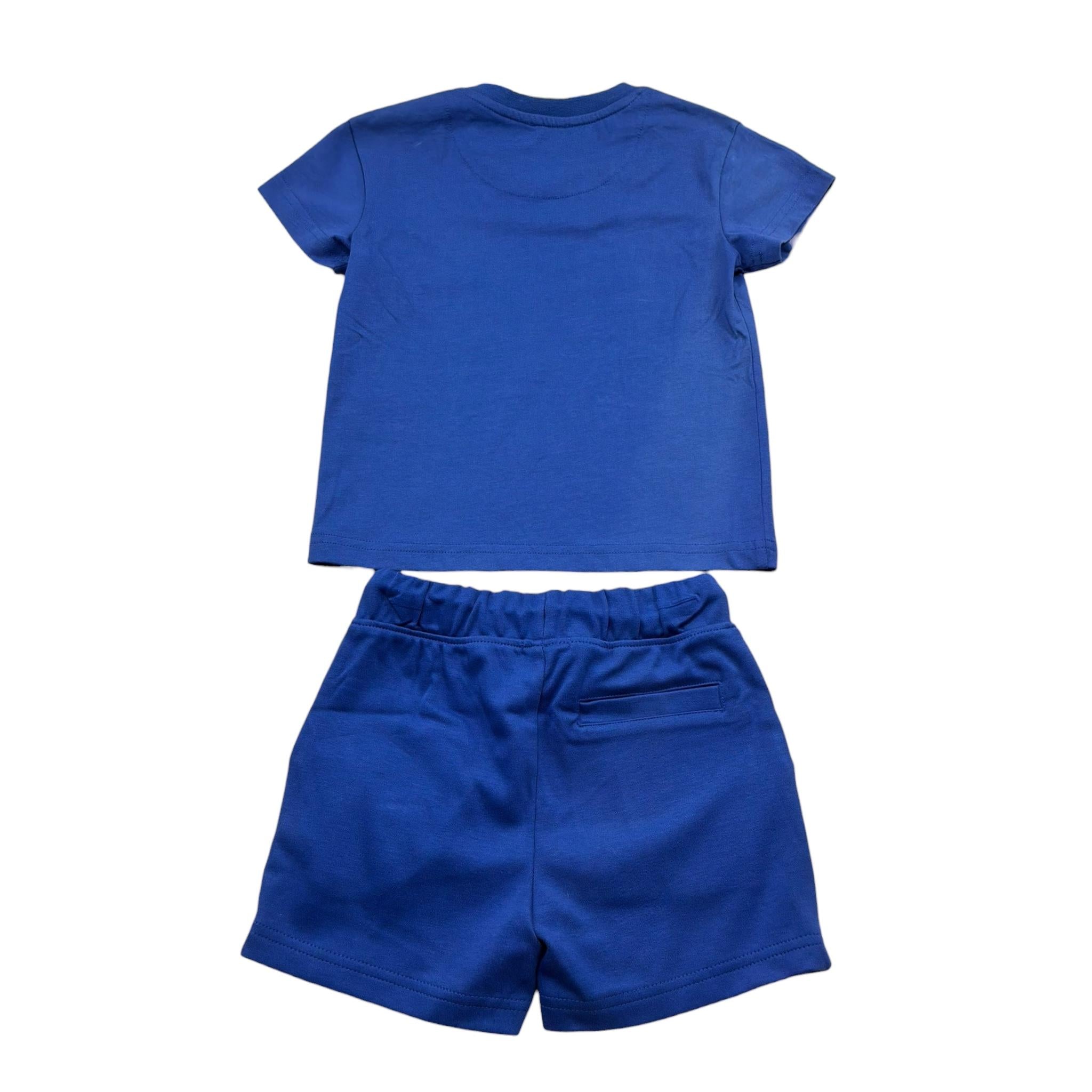 Just Cavalli Completo 2 Pezzi T-Shirt-Bermuda per Neonato JIP26044CJ COBALTO JUST CAVALLI 