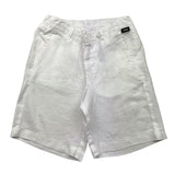 Aspesi Bermuda Solid Color With Adjustable Waist White For Boys