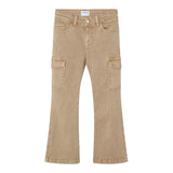 MAYORAL jeans tinta unita modello zampa Beige per Bambina 4543 BEIGE MAYORAL 
