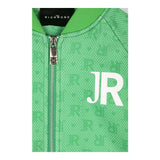 John Richmond Green Logo Zip Up Hoodie for Boys