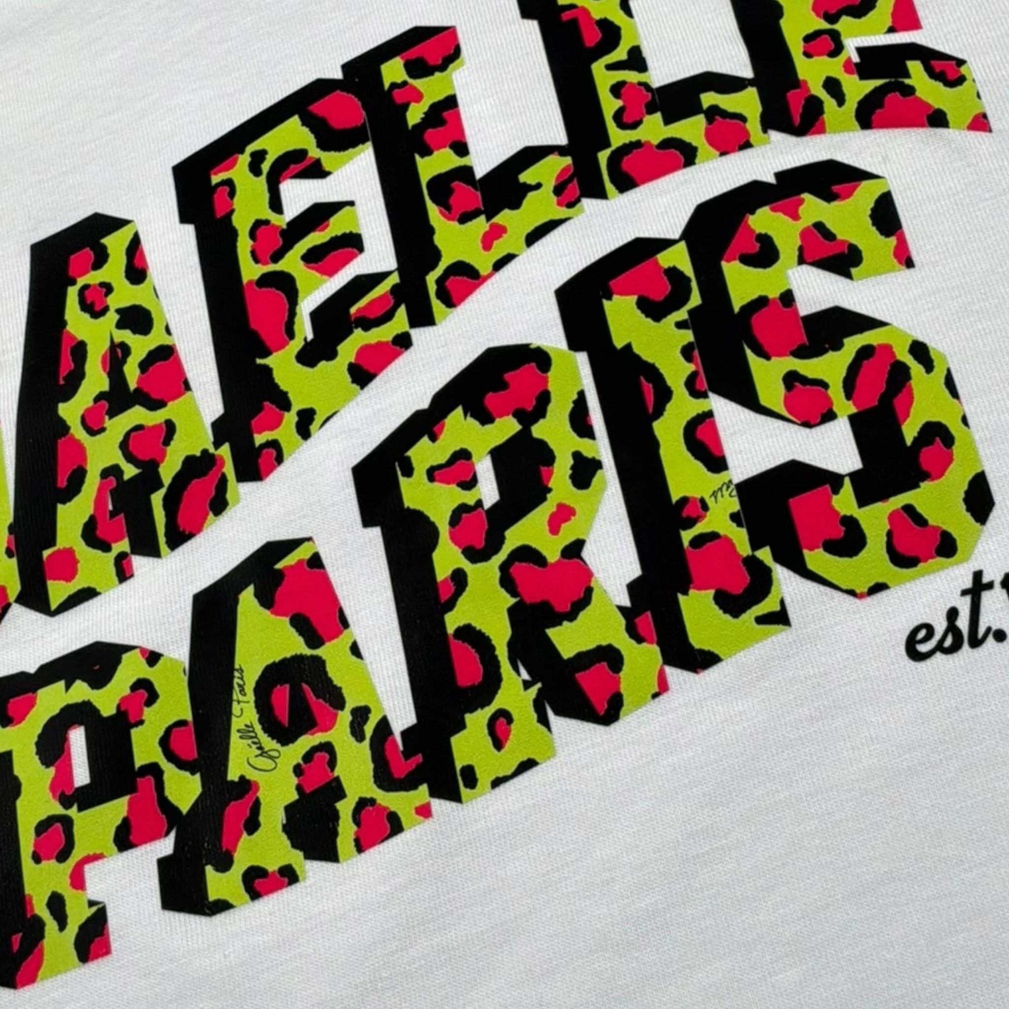 Gaelle T-Shirt Girocollo Tinta Unita con Stampa per Bambina 2746M00403 BIANCO GAELLE 