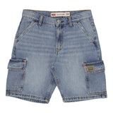 Levi'S Bermuda In Denim Tinta Unita per Bambino 8EM377 AZZURRO LEVI'S 