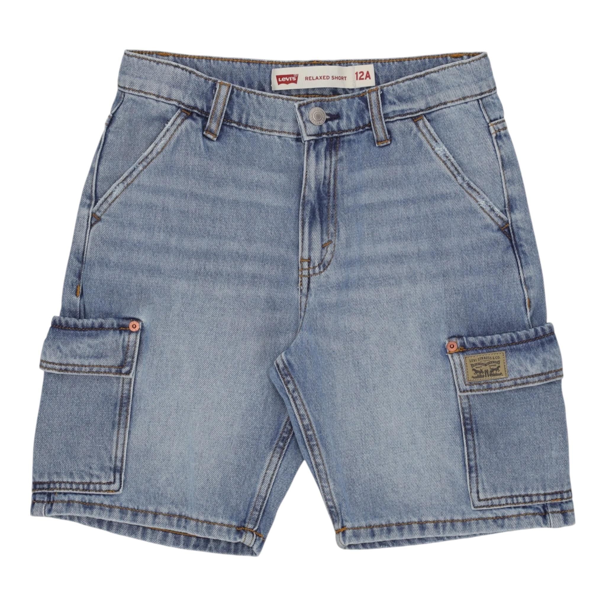Levi'S Bermuda In Denim Tinta Unita per Bambino 8EM377 AZZURRO LEVI'S 