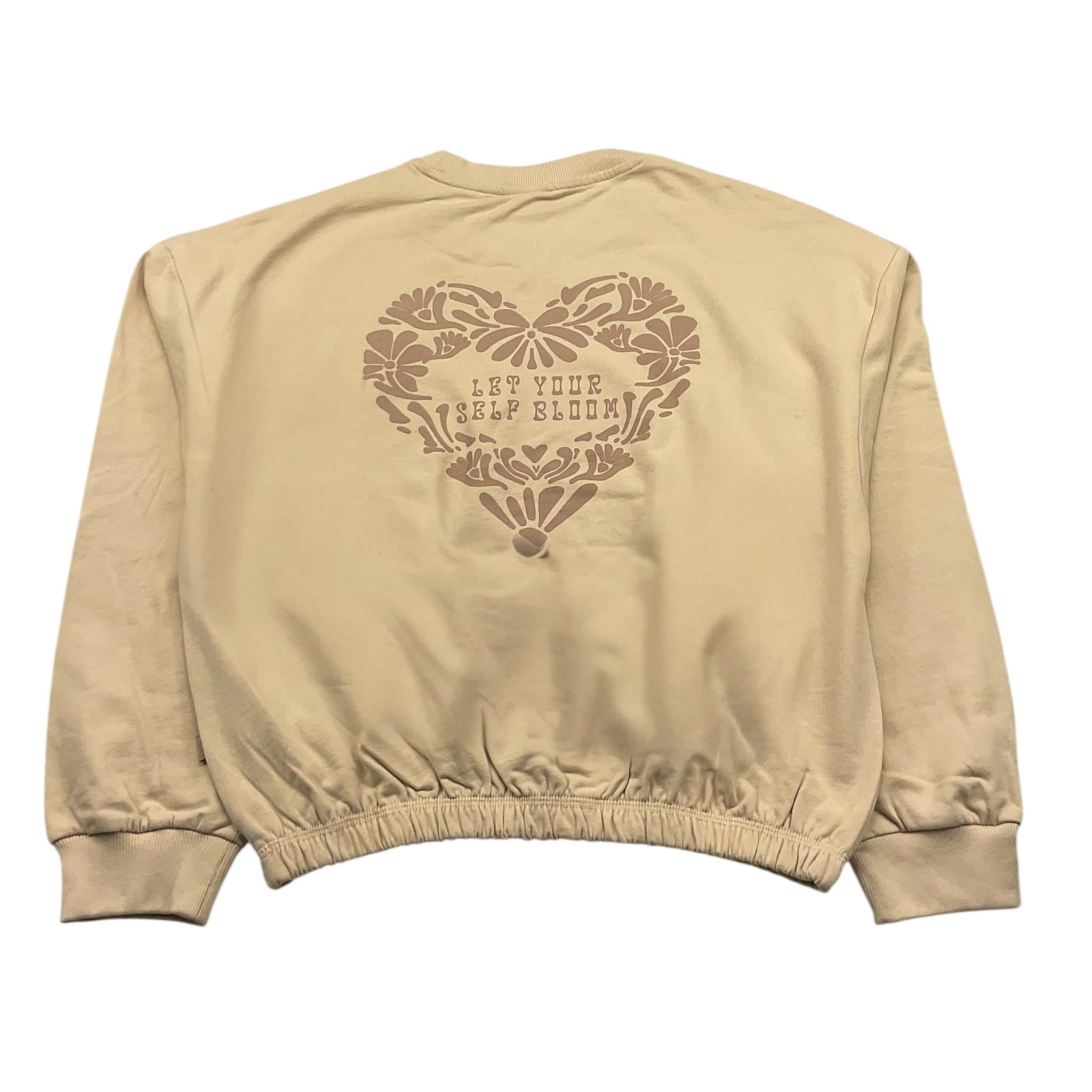 LOSAN felpa chiusa girocolo tinta unita Beige per Bambina 51032380001259 BEIGE LOSAN 