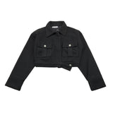 TO be too giubbino tinta unita con zip Nero per Bambina TBT2500 NERO TO be too 