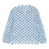 Saint Barth Camicia Manica Lunga Tinta Unita Fantasia Floreale per Bambina HRP002 BIANCO SAINT BARTH 