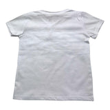 Mousse Kids T-Shirt Crew Neck Solid Color With Print White For Girls