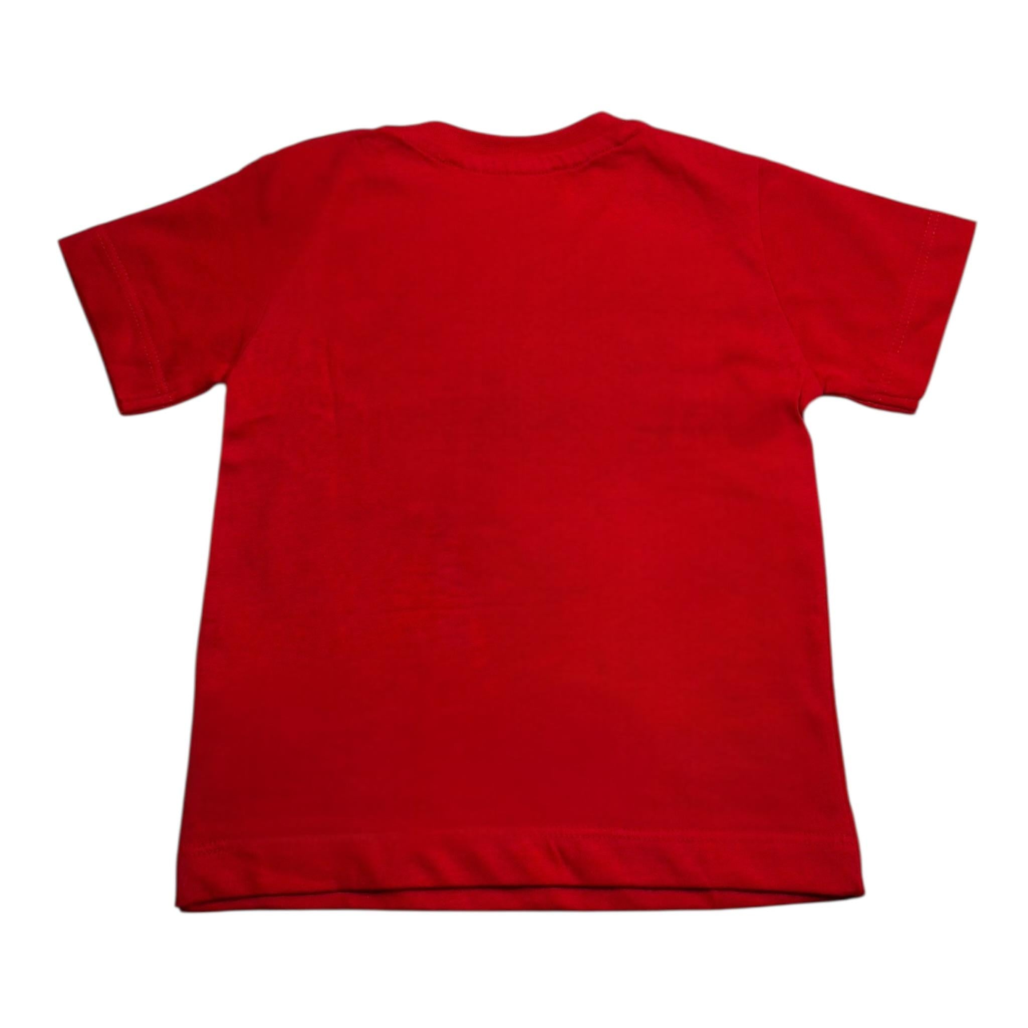 Cesare Paciotti T-Shirt Tinta Unita Girocollo con Stampa per Neonato TSP0100B ROSSO CESARE PACIOTTI 