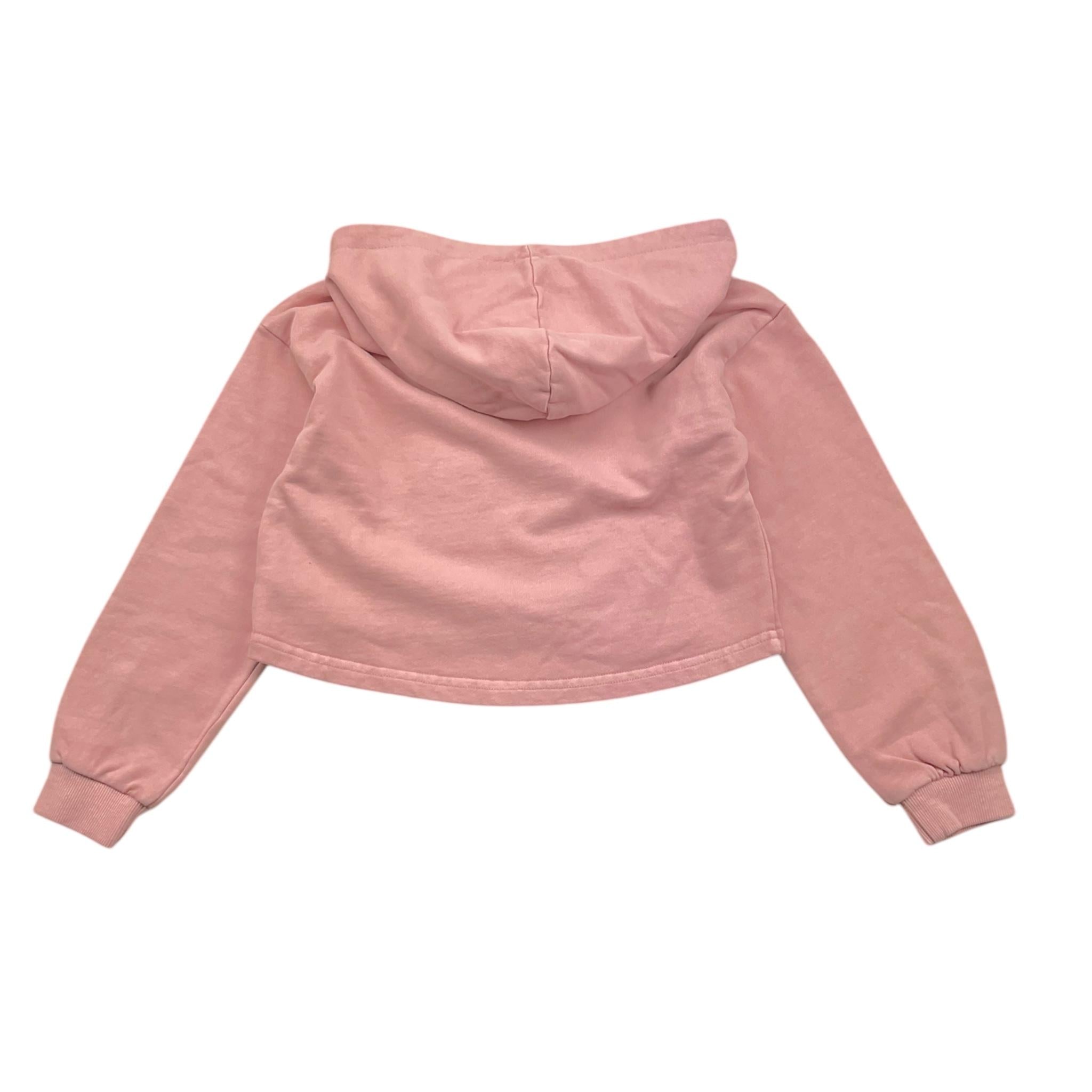 TO be too felpa tinta unita con cappuccio e applicazioni Rosa per Bambina TFBF24W631 ROSA TO be too 