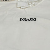 Dou Dou Abito Tinta Unita Mezza Manica per Bambina DW1A31 PANNA DOU DOU 