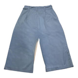 Alice Pi Palazzo Pants Solid Color With Adjustable Waistline Blue For Girls