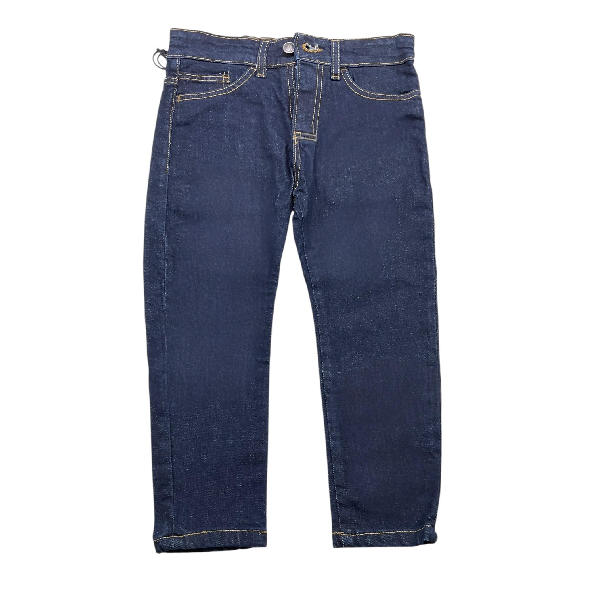 RAFFINERIE jeans tinta unita con girovita regolabile Blu per Bambino FAC03 BLU RAFFINERIE 