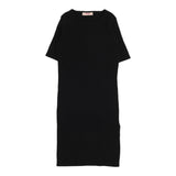 LIU JO abito mezza manica tinta unita con scaldacuore Nero per Bambina GF4196 BLU LIU JO 