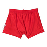 Dsquared2 Costume Tinta Unita Modello Bermuda con Stampa per Neonato DQ0054 ROSSO DSQUARED2 