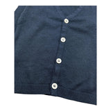 Emanuel Pris Cardigan Tinta Unita Scollo A V per Bambino ECA004R BLU EMANUEL PRIS 