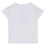 Liu Jo T-Shirt Girocollo Tinta Unita con Brillantini per Bambina KA5094XX BIANCO LIU JO 