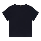 Boss Baby Boy's Solid Color Crew Neck T-Shirt With Blue Print
